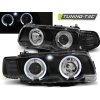 SVĚTLOMETY ANGEL EYES ČERNÝ PRO BMW E38 09.98-07.01