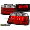 LED ZADNÍ SVĚTLA ČERVENO-BÍLÁ, pasují na BMW E38 06.94-07.01