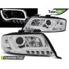 CHROMOVÉ TRUBIČKOVÉ SVĚTLOMETY PRO AUDI A6 06.01-05.04