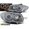 SVĚTLOMETY ANGEL EYES CHROMOVÉ, pasují na BMW 1 E87/E81/82/88 04-11