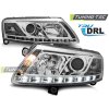 HEADLIGHTS TRUE DRL CHROME fits AUDI A6 C6 04.04-08