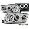 SVĚTLOMETY ANGEL EYES CHROMOVÉ PRO ŠKODA FABIA I 12.99-08