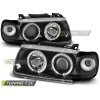 SVĚTLOMETY ANGEL EYES ČERNÝ PRO VW POLO 6N 10.94-09.99 HATCHBACK