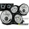 SVĚTLOMETY ANGEL EYES CHROMOVANÉ PRO MERCEDES W210 E-KLASA 95-05.99