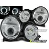 SVĚTLOMETY ANGEL EYES CHROMOVANÉ PRO MERCEDES W210 E-KLASA 06.99-02