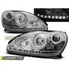 CHROMOVÉ DENNÍ SVĚTLOMETY PRO MERCEDES W220 S-KLASA 09.98-05.05