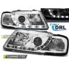 HEADLIGHTS TRUE DRL CHROME fits AUDI A3 8L 08.96-08.00