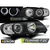 XENONOVÉ SVĚTLOMETY ANGEL EYES LED ČERNÉ pro BMW X5 E53 09.99-10.03