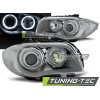 SVĚTLOMETY ANGEL EYES CHROMOVÉ, pasují na BMW 1 E87/E81/82/88 04-11