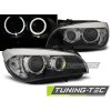 SVĚTLOMETY ANGEL EYES LED ČERNÉ pro BMW X1 E84 10.09-07.12