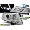 HEADLIGHTS TUBE LIGHT DRL CHROME fits AUDI A6 C6 04.04-08