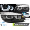 XENONOVÉ SVĚTLOMETY U-LED ČERNÉ pro BMW X1 E84 08.12-01.14