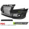 FRONT BUMPER SPORT CHROME BLACK PDC fits AUDI A3 08-12