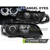 SVĚTLOMETY ANGEL EYES LED ČERNÉ pro BMW E46 04.99-03.03 COUPE CABRIO