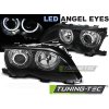 SVĚTLOMETY ANGEL EYES LED ČERNÉ pro BMW E46 09.01-03.05