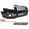 PŘEDNÍ NÁRAZNÍK SPORTOVNÍ CHROMOVÝ, ČERNÝ, PDC PRO AUDI A4 04-08