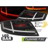 LED BAR TAIL LIGHTS BLACK fits AUDI TT 04.06-02.14