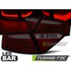 LED BAR TAIL LIGHTS RED SMOKE fits AUDI A5 07-06.11