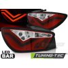 LED BAR TAIL LIGHTS RED WHIE fits SEAT IBIZA 6J 3D 06.08-12
