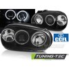 SVĚTLOMETY ANGEL EYES CCFL ČERNÉ PRO VW GOLF 4 09.97-09.03