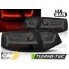 LED BAR TAIL LIGHTS BLACK SMOKE SEQ fits AUDI A6 08-11 SEDAN