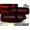 LED BAR TAIL LIGHTS RED SMOKE SEQ fits AUDI A6 08-11 SEDAN