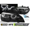XENONOVÉ SVĚTLOMETY ANGEL EYES LED DRL ČERNÝ AFS pro BMW X5 E70 07-10