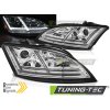 LED CHROMOVANÉ SVĚTLOMETY SEQ pasují na AUDI TT 06-10 8J