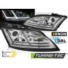 XENON HEADLIGHTS LED DRL CHROME SEQ fits AUDI TT 06-10 8J