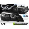 LED HEADLIGHTS ANGEL EYES LED DRL BLACK AFS fits BMW X5 E70 07-13 (XENON OEM)