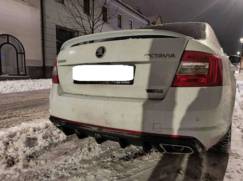 Zadný difúzor Škoda Octavia 3 RS: tuning, ktorý si všimnete hneď