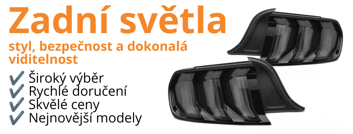 Zadní čirá světla