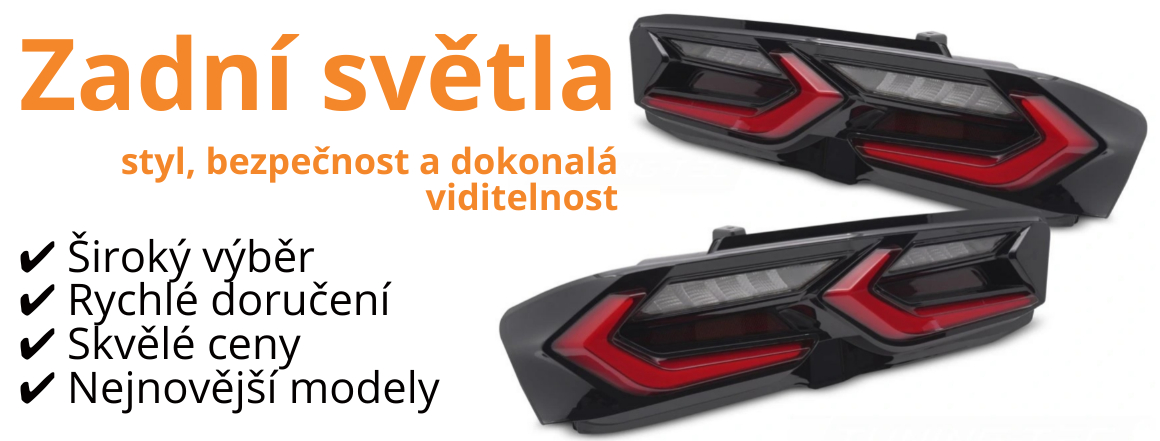 Zadní čirá světla