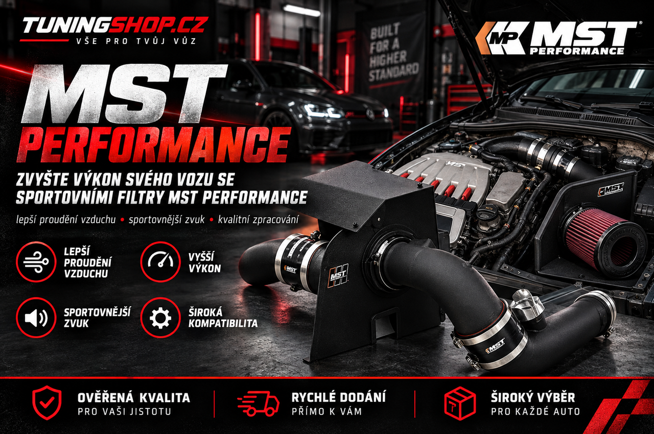 Zvyšte výkon svého vozu se sportovními filtry MST Performance
