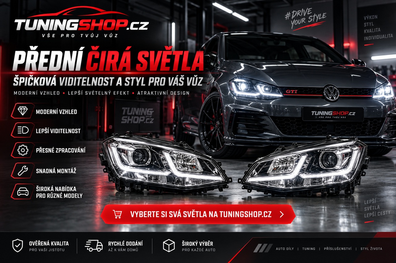 Přední čirá světla – špičková viditelnost a styl pro váš vůz!