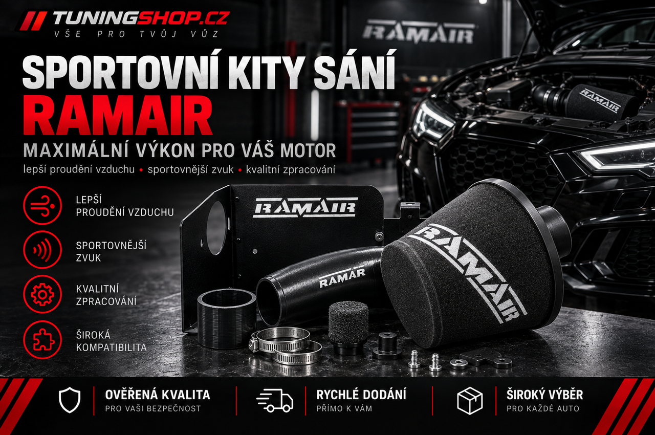 RAMAIR Sportovní kity sání – Maximální výkon pro váš motor