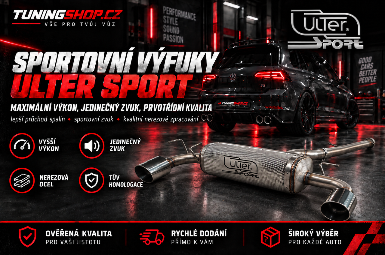 Sportovní výfuky Ulter Sport– Maximální výkon, jedinečný zvuk, prvotřídní kvalita