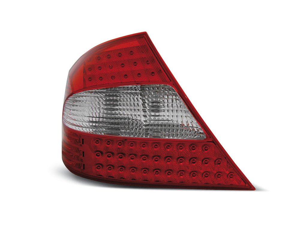 Zadní světla Mercedes Benz CLK W209 03-10 - bílé/červené LED | Tuningshop.cz