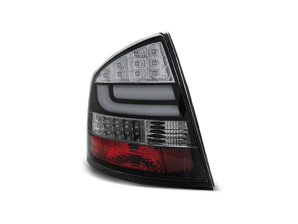 Zadní světla Škoda Octavia II sedan 04- černá LED BAR | Tuningshop.cz