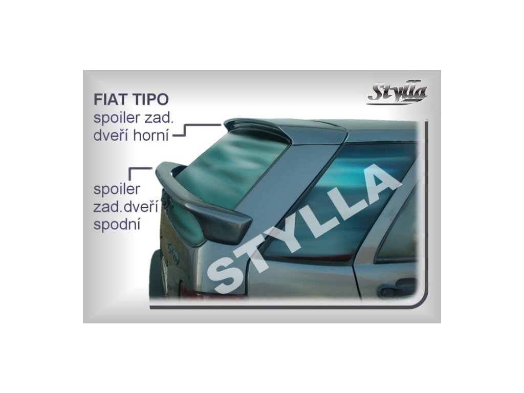 300270 zadni spoiler fiat tipo hatchback 07 1987 horni