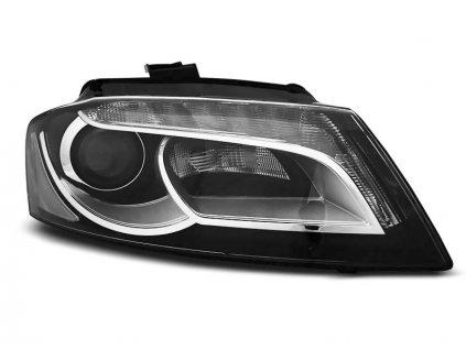 Přední světla Audi A3 8P 08-12 - černá LED TRU DRL