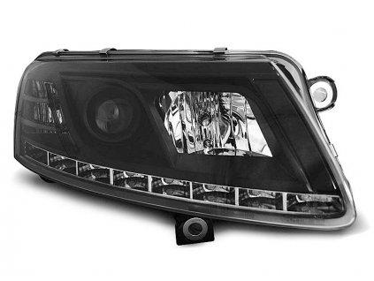 Přední světla Audi A6 04-07 - černé XENON D2S