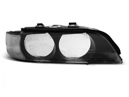 Přední světla BMW E39 95-00 - kryty světel, náhradní sklo H7 - černé/ bílé