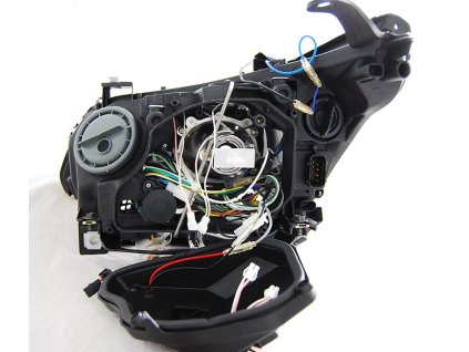 Přední světla BMW E60, E61 04-07 - černá CCFL HID D1S DUAL PROJECTOR