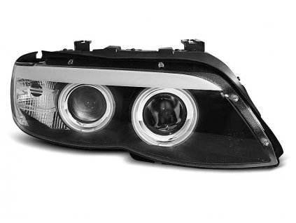 Přední světla BMW X5 03-06 - černá XENON D2S
