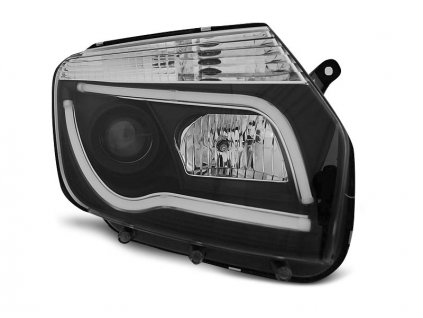 Přední světla Dacia Duster 04.10- TUBE LIGHT - černé