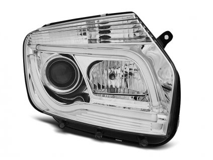 Přední světla Dacia Duster 04.10-14 TUBE LIGHT - chrom