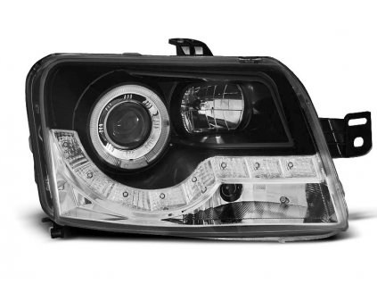 Přední světla Fiat Panda 03-12 - černé