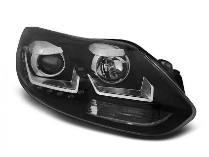 Přední světla Ford Focus MK3 11+ černá LED