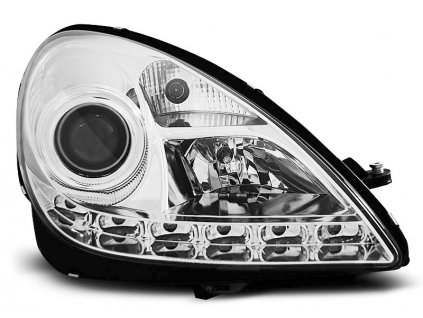 Přední světla Mercedes Benz SLK R171 04-11 - chrom